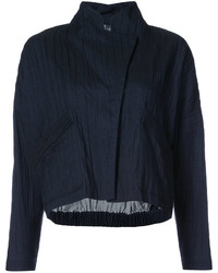 Женский темно-синий хлопковый пиджак от Zero Maria Cornejo
