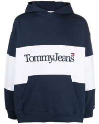 Мужской темно-синий худи с вышивкой от Tommy Jeans