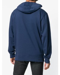 Мужской темно-синий худи с принтом от Vans