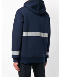 Мужской темно-синий худи с принтом от Junya Watanabe MAN