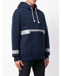 Мужской темно-синий худи с принтом от Junya Watanabe MAN