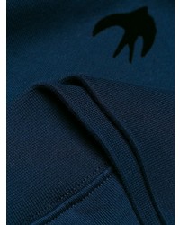Мужской темно-синий худи с принтом от McQ Alexander McQueen