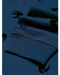 Мужской темно-синий худи с принтом от McQ Alexander McQueen