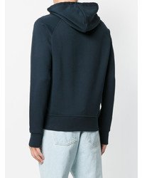 Мужской темно-синий худи от AMI Alexandre Mattiussi