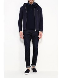 Мужской темно-синий худи от Armani Jeans