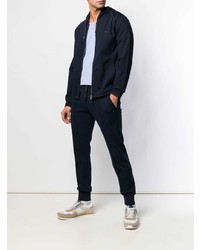 Мужской темно-синий худи от Emporio Armani