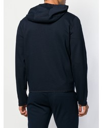 Мужской темно-синий худи от Emporio Armani