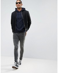 Мужской темно-синий худи от Brave Soul