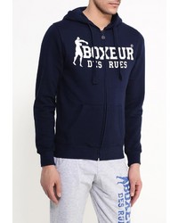 Мужской темно-синий худи от Boxeur Des Rues