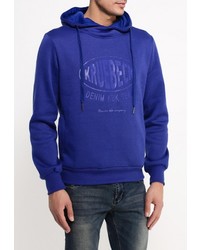 Мужской темно-синий худи от Bruebeck