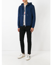 Мужской темно-синий худи от Kenzo