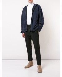 Мужской темно-синий худи от Haider Ackermann