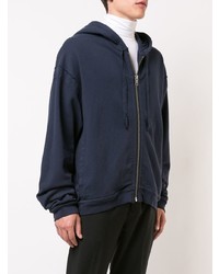 Мужской темно-синий худи от Haider Ackermann