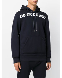 Мужской темно-синий худи от Neil Barrett