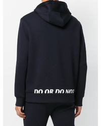 Мужской темно-синий худи от Neil Barrett