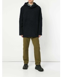 Мужской темно-синий худи от Strateas Carlucci