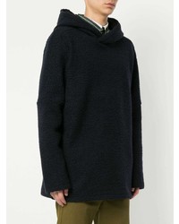 Мужской темно-синий худи от Strateas Carlucci