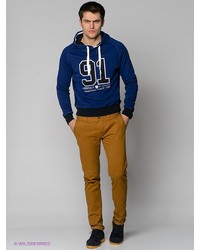 Мужской темно-синий худи от Forecast