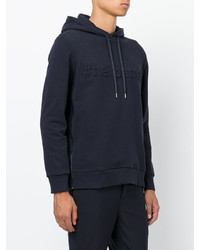 Мужской темно-синий худи от Neil Barrett