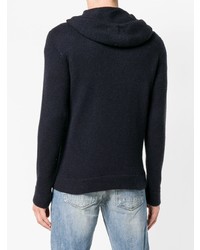 Мужской темно-синий худи от Roberto Collina