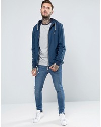 Мужской темно-синий худи от Original Penguin