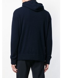 Мужской темно-синий худи от Laneus