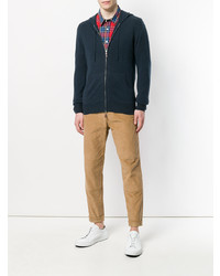 Мужской темно-синий худи от N.Peal