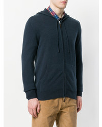 Мужской темно-синий худи от N.Peal