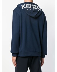 Мужской темно-синий худи от Kenzo