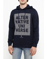 Мужской темно-синий худи от Jack &amp; Jones