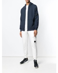 Мужской темно-синий худи от CP Company