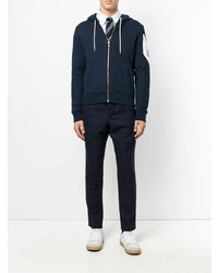 Мужской темно-синий худи от Moncler Gamme Bleu