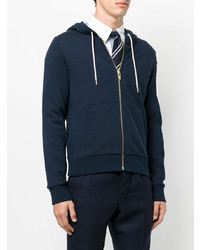 Мужской темно-синий худи от Moncler Gamme Bleu