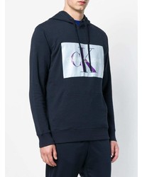 Мужской темно-синий худи от CK Jeans