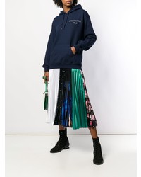 Женский темно-синий худи от Semicouture