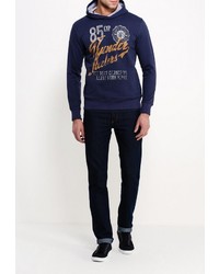 Мужской темно-синий худи от Losan