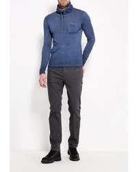 Мужской темно-синий худи от Mezaguz