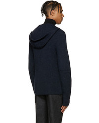 Мужской темно-синий худи от Maison Margiela