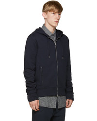 Мужской темно-синий худи от Acne Studios