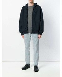 Мужской темно-синий худи от Yeezy