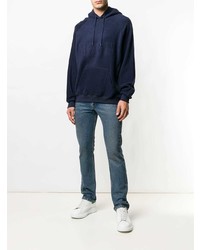 Мужской темно-синий худи от MSGM