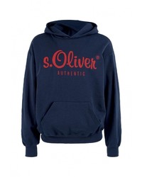 Женский темно-синий худи от s.Oliver