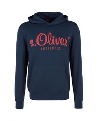 Мужской темно-синий худи от s.Oliver