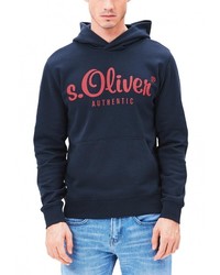 Мужской темно-синий худи от s.Oliver