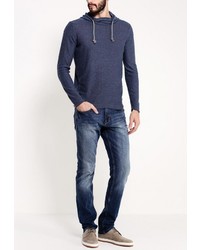 Мужской темно-синий худи от Tom Tailor Denim