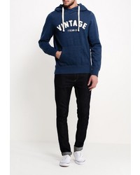 Мужской темно-синий худи от Tom Tailor Denim