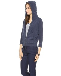 Женский темно-синий худи от James Perse