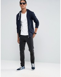 Мужской темно-синий худи от Celio