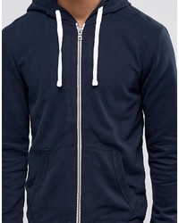 Мужской темно-синий худи от Celio