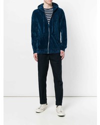 Мужской темно-синий худи от Laneus